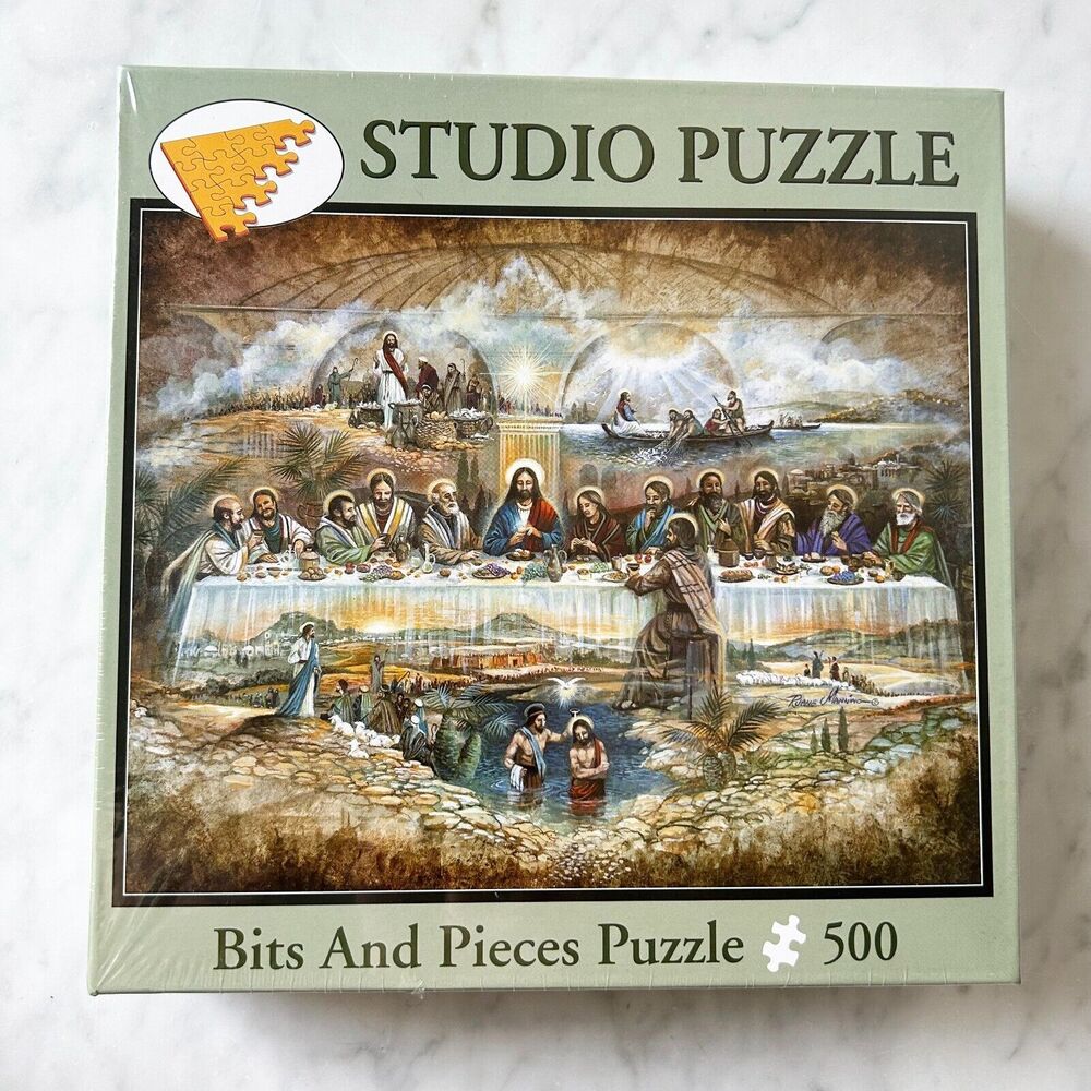 Bits And Pieces The Last Supper Ruane Manning 500 Piece Puzzle NEW Sealed
